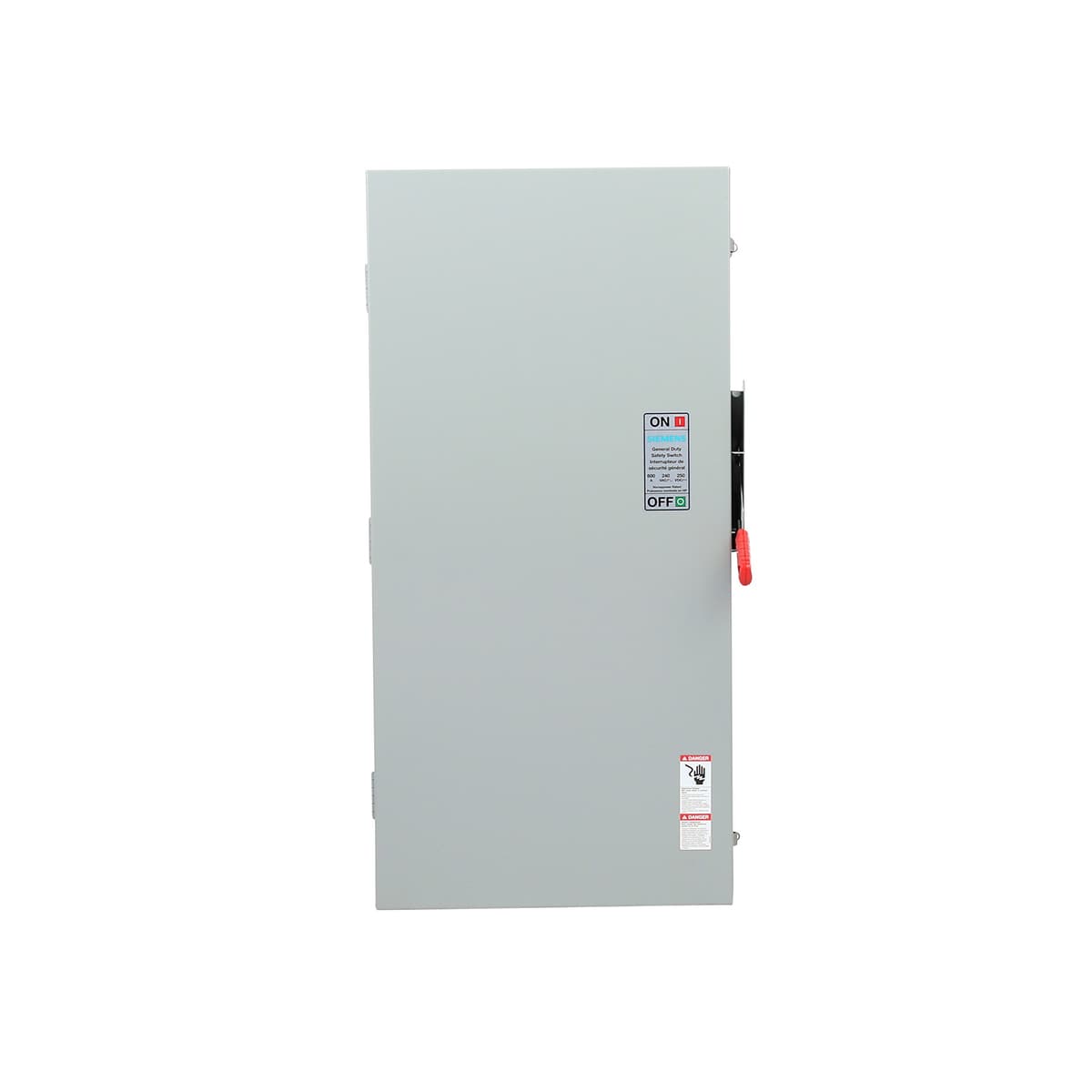 SIEMENS GF326NRA Fusible 3 polos 240V 600 Amp Interruptor de seguridad de servicio general apto para uso exterior