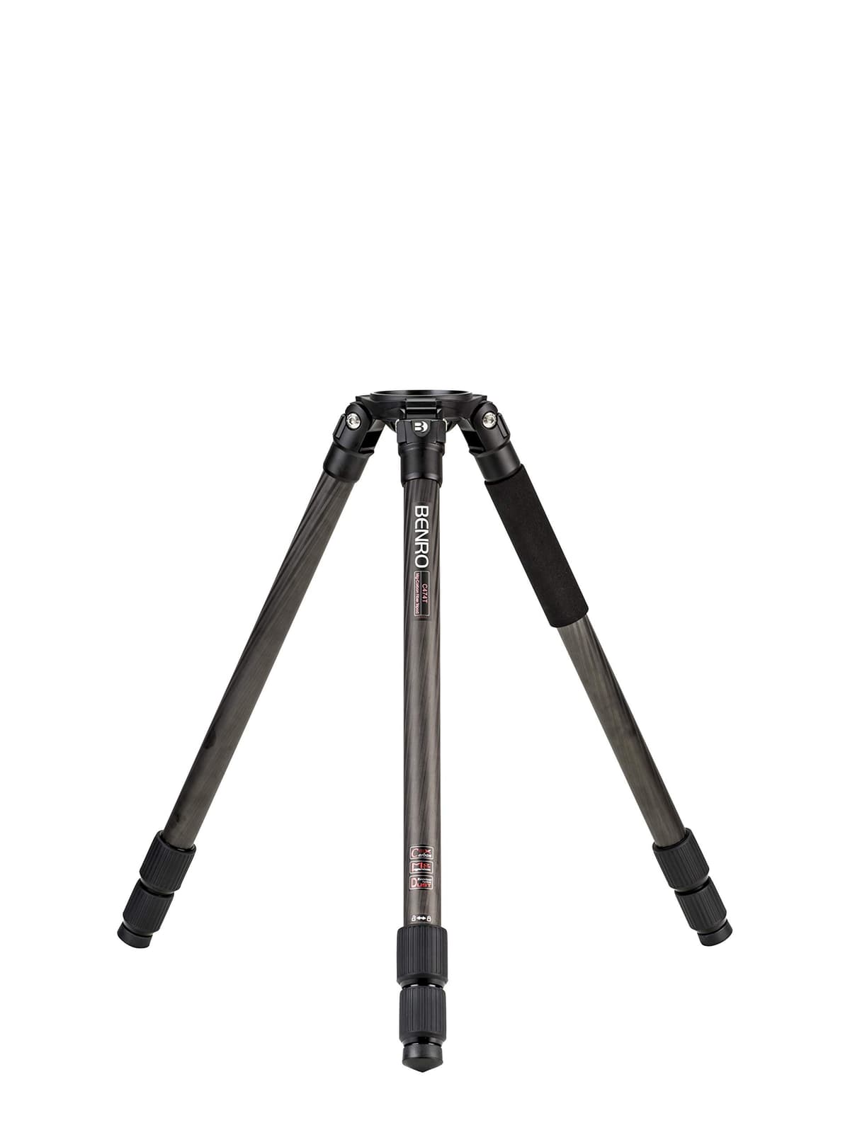 Benro C474T Trípode de video carbono single-tube con bowl 100 mm y estuche