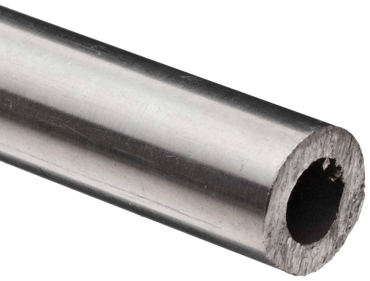 Online Metals Tubo de acero inoxidable 304, Schedule 80, nominal 6", ID 5.761", OD 6-5/8", pared 0.432", largo 12" 7157