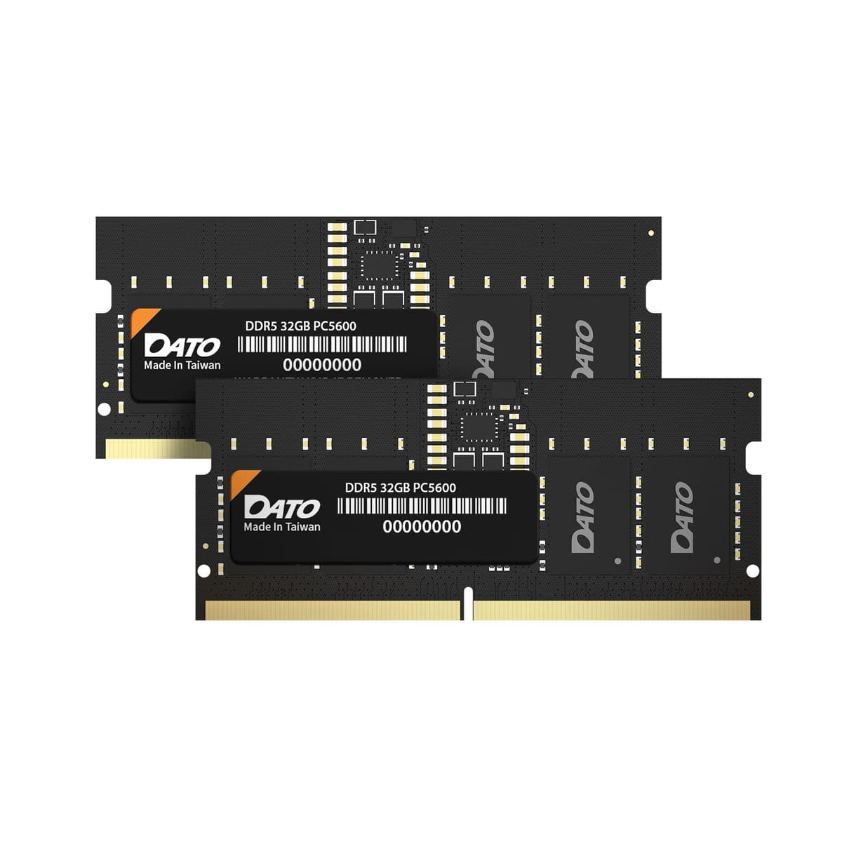 DATO DDR5 SODIMM Kit 64GB (32GBx2) RAM para Laptop 5600MHz PC5-44800 CL46 1.1V 262 pines No ECC sin búfer, Módulo de Memoria para Notebook DT32G5DS56X2