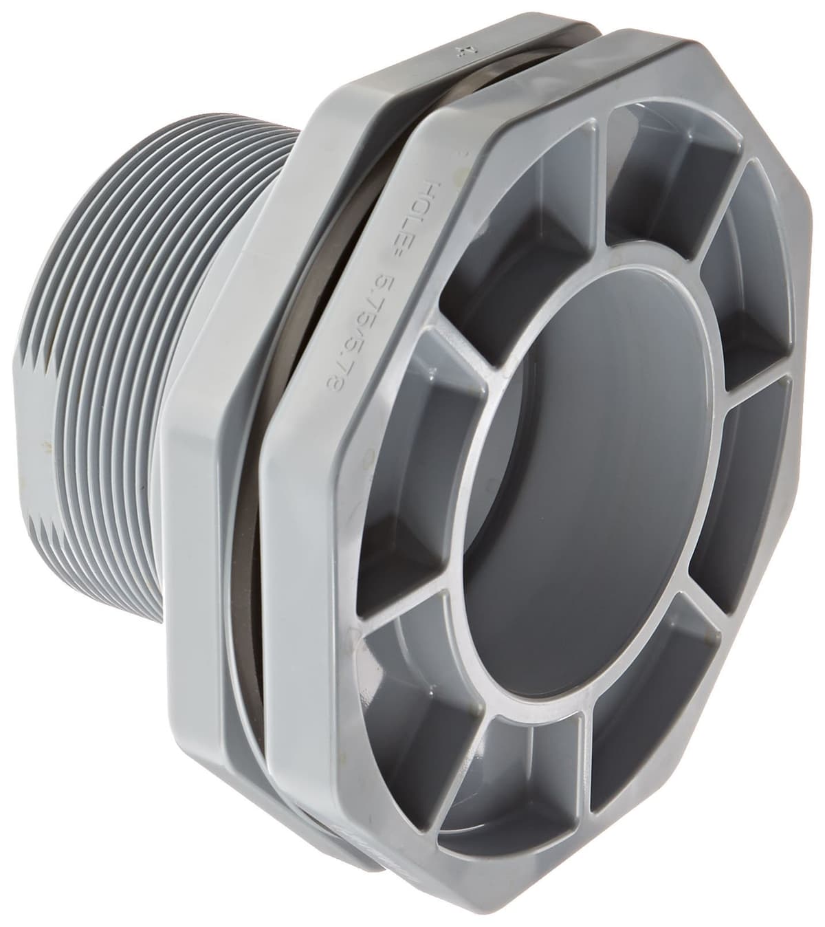 Hayward BFA2040SFS Flange bulkhead CPVC 4" Socket x Socket con sello FPM