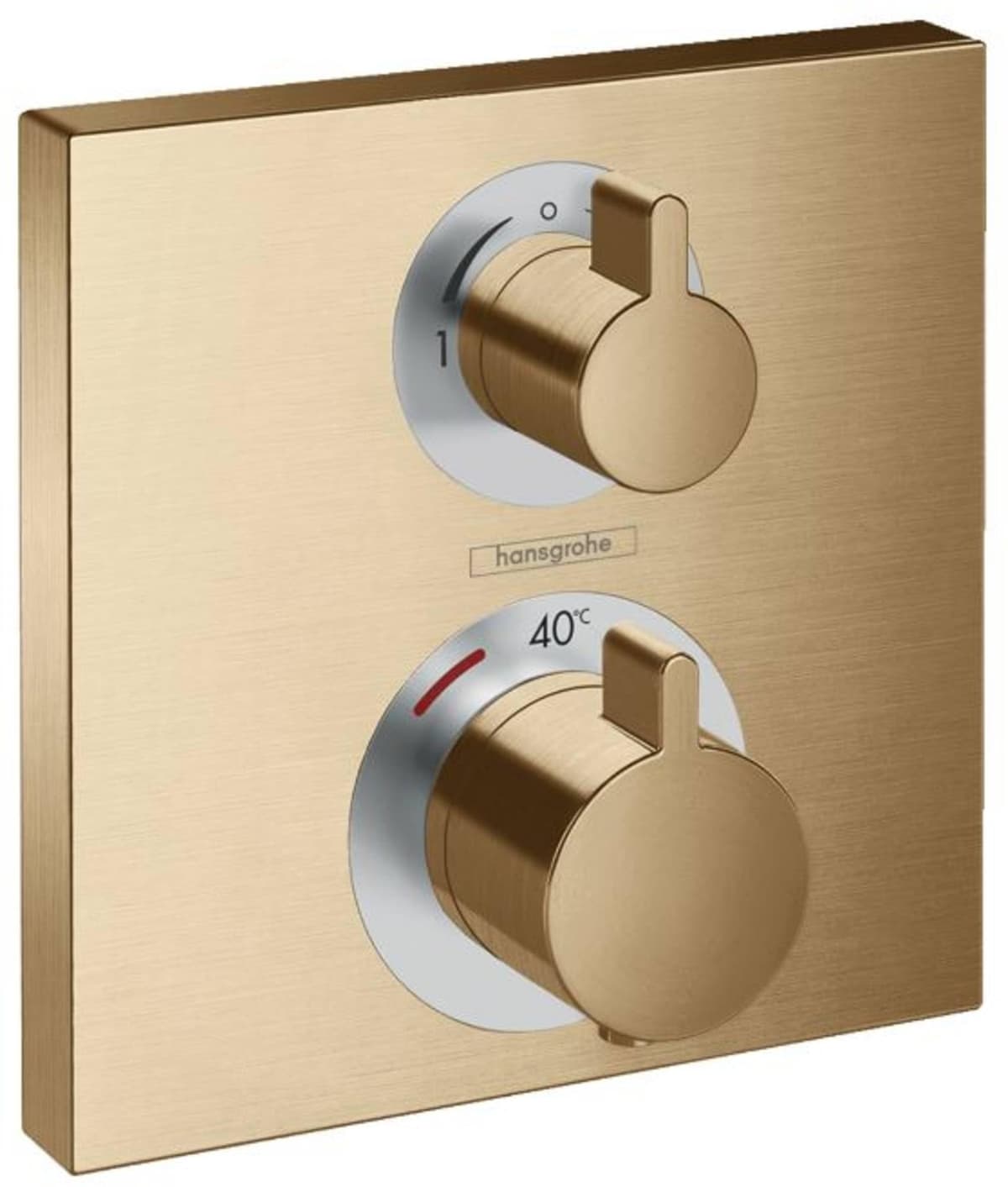 Hansgrohe Ecostat Square Empotrado 2 Funciones, Brushed Bronze 15714140