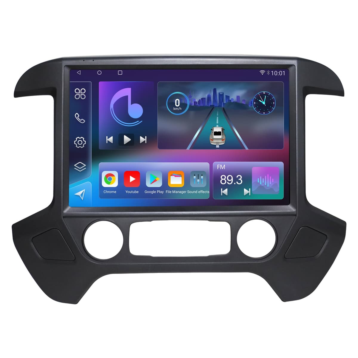 Radio para auto Cidava 13.1 pulgadas para Chevrolet Silverado y GMC Sierra 2014-2018, stereo Android 13 Qualcomm para GMC, unidad principal estilo Tesla con CarPlay, Android Auto y arranque rápido
