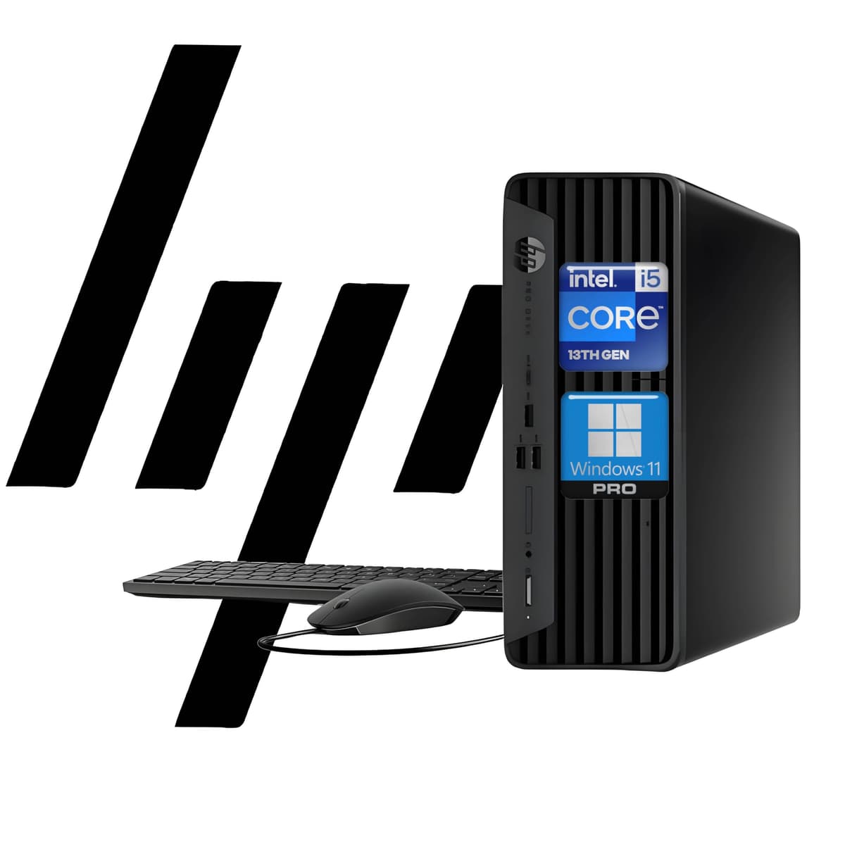 HP ProDesk 400 G9 SFF Computadora de Escritorio Empresarial, Último Intel Core i5-13500 de 13.ª Gen, 64 GB RAM, SSD PCIe 4 TB, Soporte para Doble Pantalla 4K, USB-C, HDMI, RJ-45, Wi-Fi, Teclado y Mouse Alámbricos, Windows 11 Pro