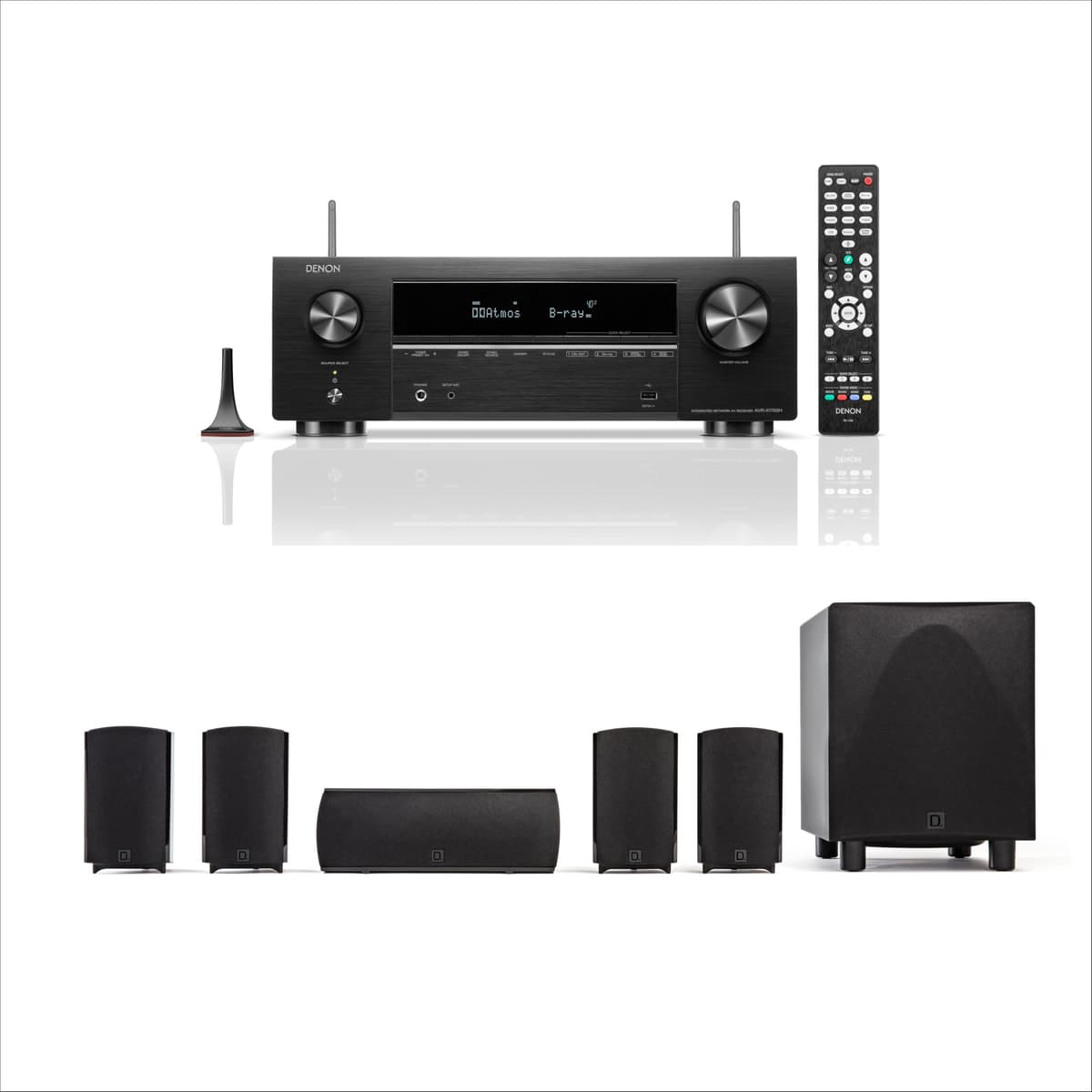 Definitive Technology ProCinema 6D 5.1 con Receptor Denon AVR-X1700H Bundle PC6DAVRX1700HBUNDLE