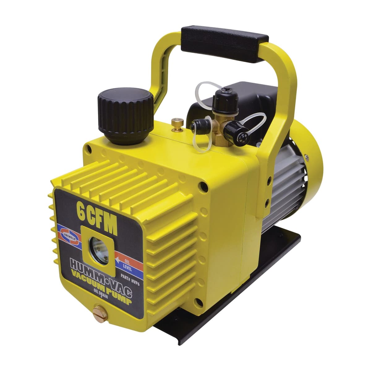 Uniweld HVP6 bomba de vacío HUMM•VAC 6 CFM, color amarillo