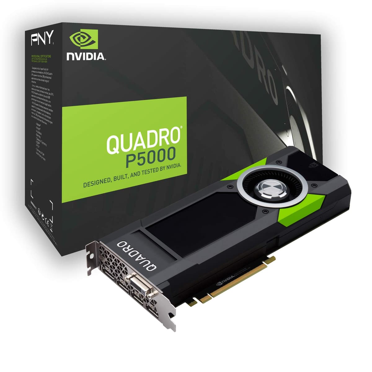 PNY NVIDIA Quadro P5000 16 GB Tarjeta Gráfica VR Ready - Negra VCQP5000-PB