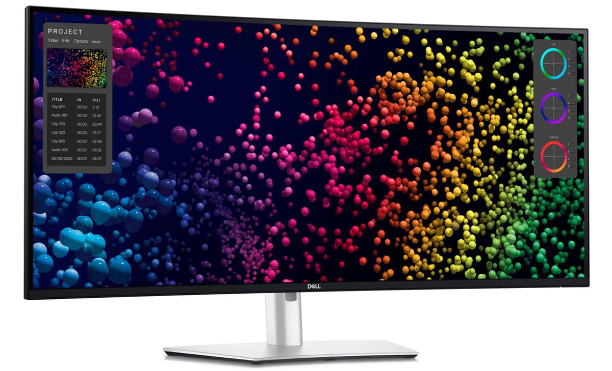 Dell UltraSharp U4025QW Curvo 40" Thunderbolt Hub, 300 cd/m², Anti-Glare DELL-U4025QW