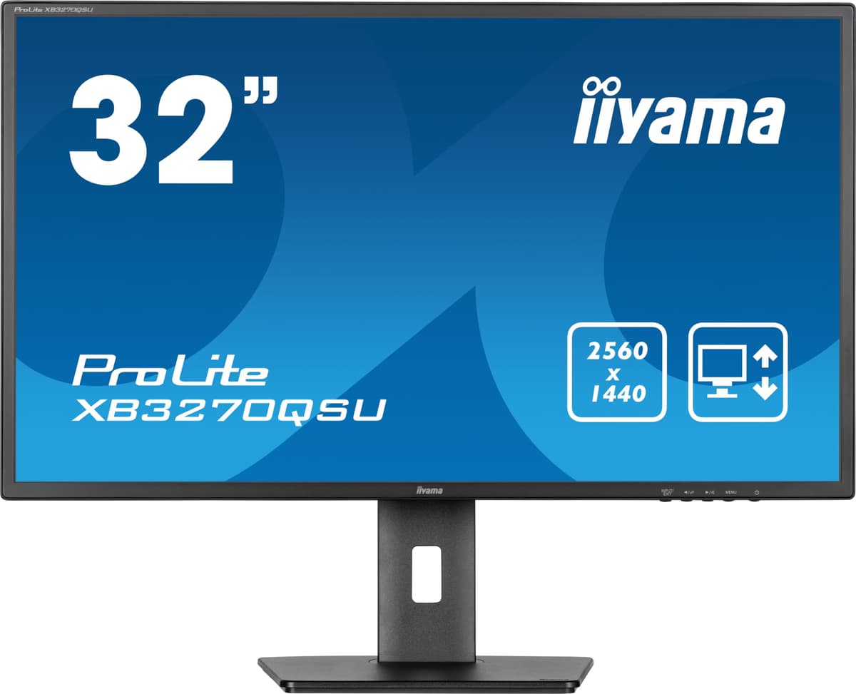 IIYAMA XB3270QSU-B1 Monitor IPS 31.5'' QHD 2560x1440, DP, 2xHDMI, 3xUSB