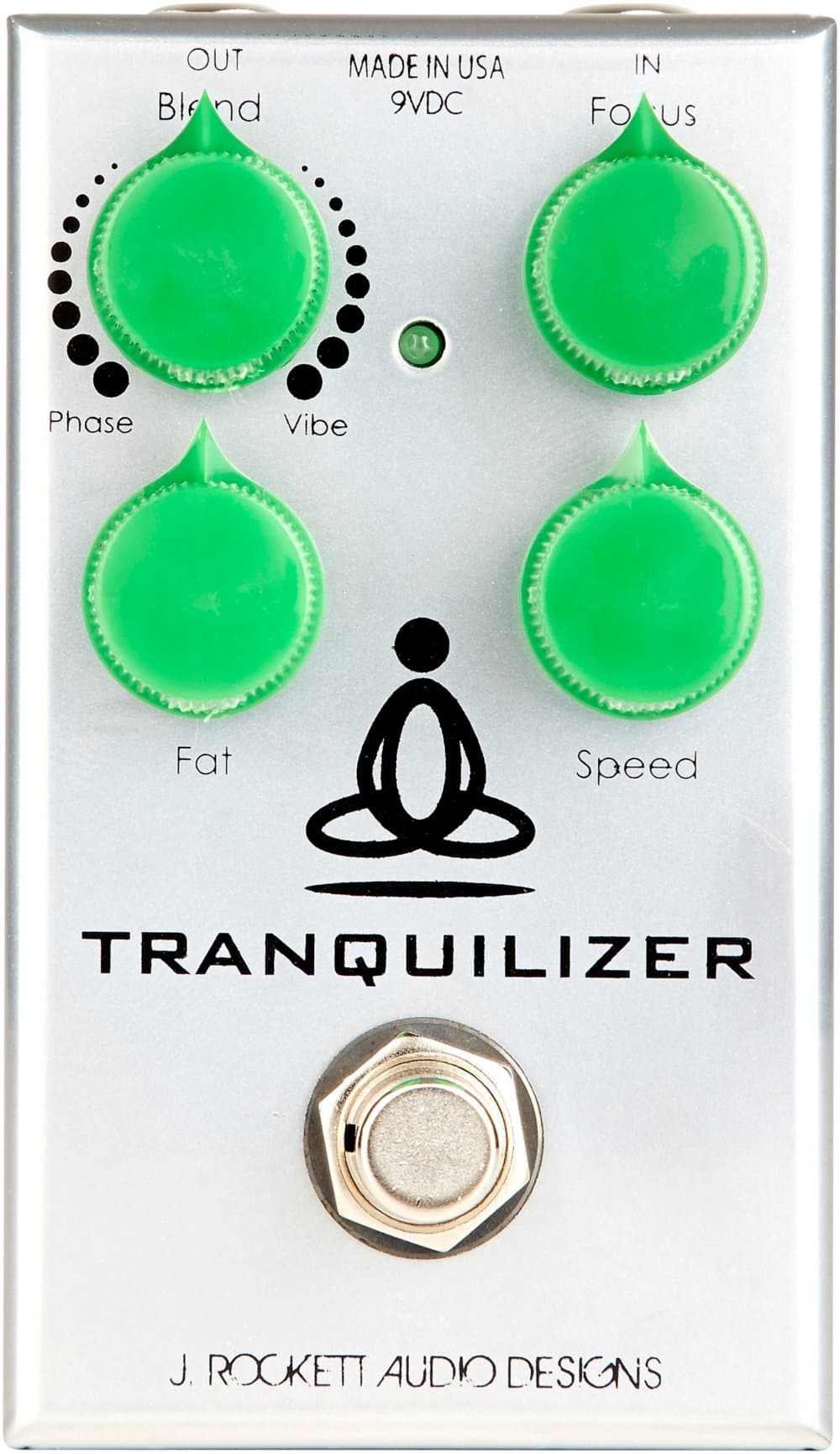 J. Rockett Audio Designs Tour Series Tranquilizer Vibe and Phase Pedal de Efectos para Guitarra JRA TRANQUILIZER