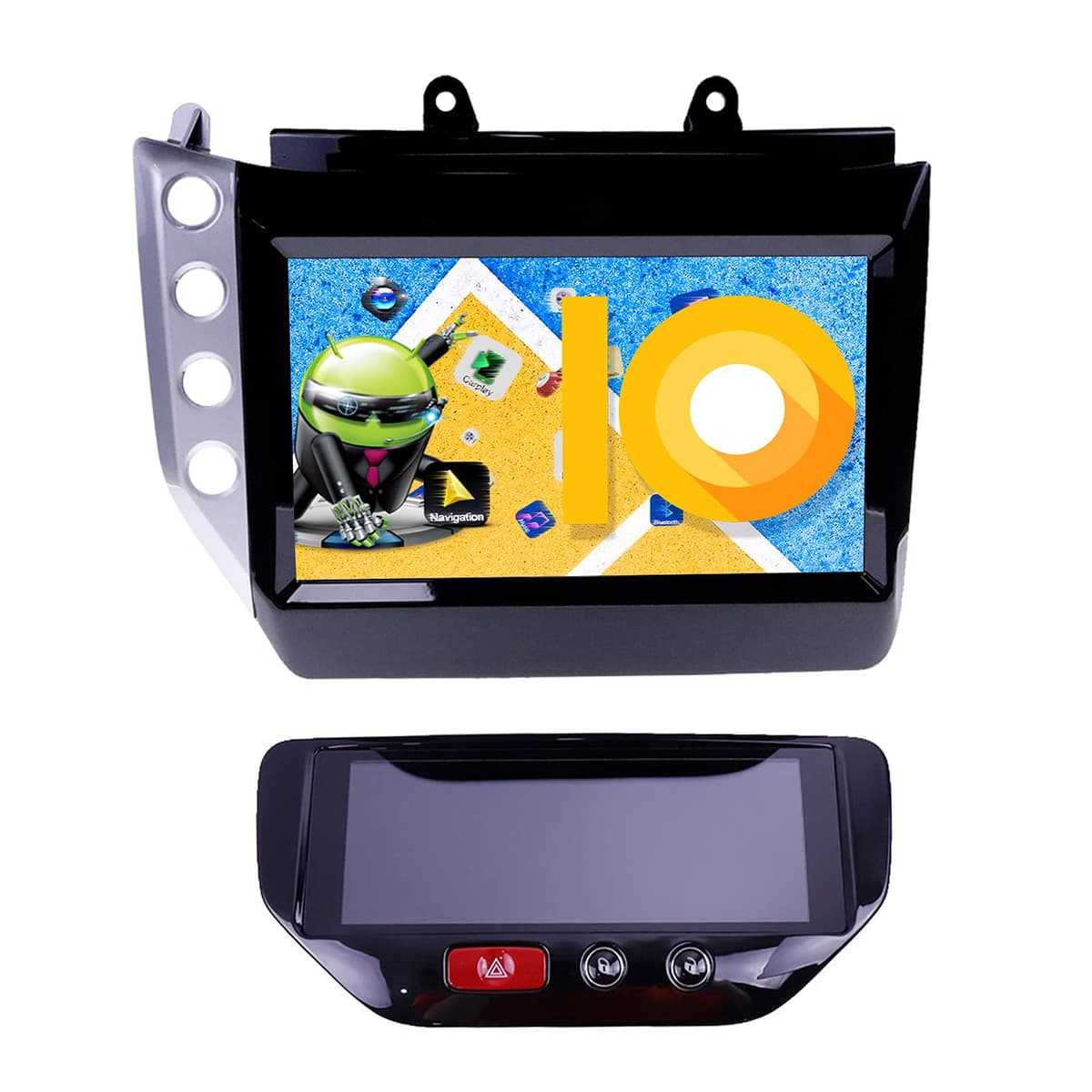 ZWNAV Radio Android 9.0 9" para Maserati GT/GranTurismo 2007-2019 con GPS, WiFi y Bluetooth