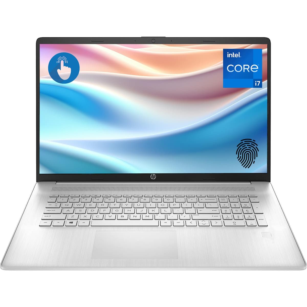 HP Essential 17 Laptop 17.3" HD+ Touch i7-1255U 8GB 128GB SSD Teclado retroiluminado Lector huellas Wi-Fi 6 Windows 11 TPN-I139_4V788AV