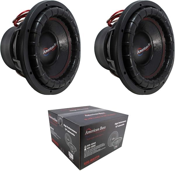 2 subwoofer de 12 subwoofer de 6000 W de 3 pulgadas de 4 ohmios DVC Pro de audio para auto bajo americano XFL-12-D4 AB-XFL-12-D4 x 2