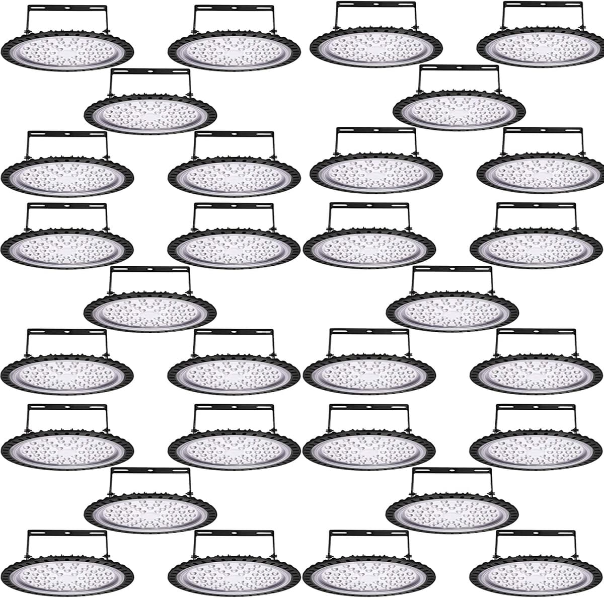 Sararoom 30Packs 200W 110V UFO LED High Bay Light, 20000 Lumen 6500K Daylight White Z1547