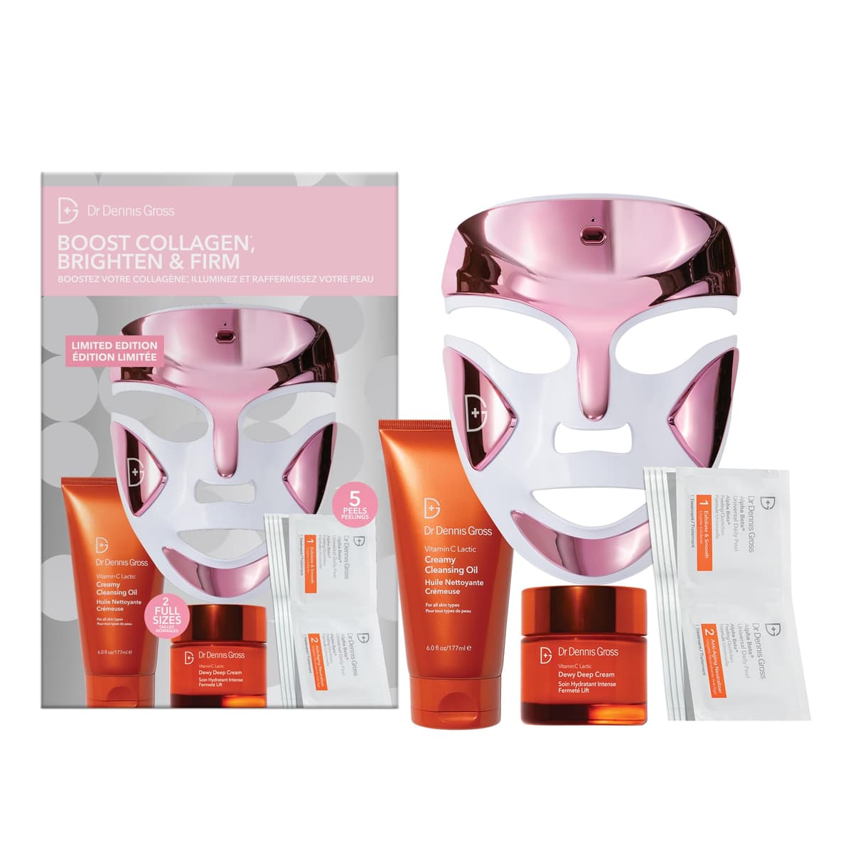 Dr Dennis Gross Spectralite dpl FaceWare Pro Kit Edición Rosa - Set de 4 piezas