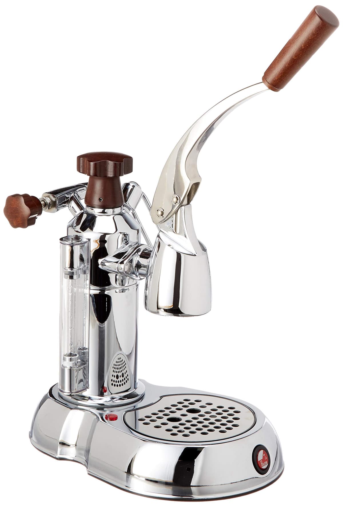 La Pavoni ESW-8 Stradavari Máquina de espresso 8 tazas - Cromo con mangos de madera