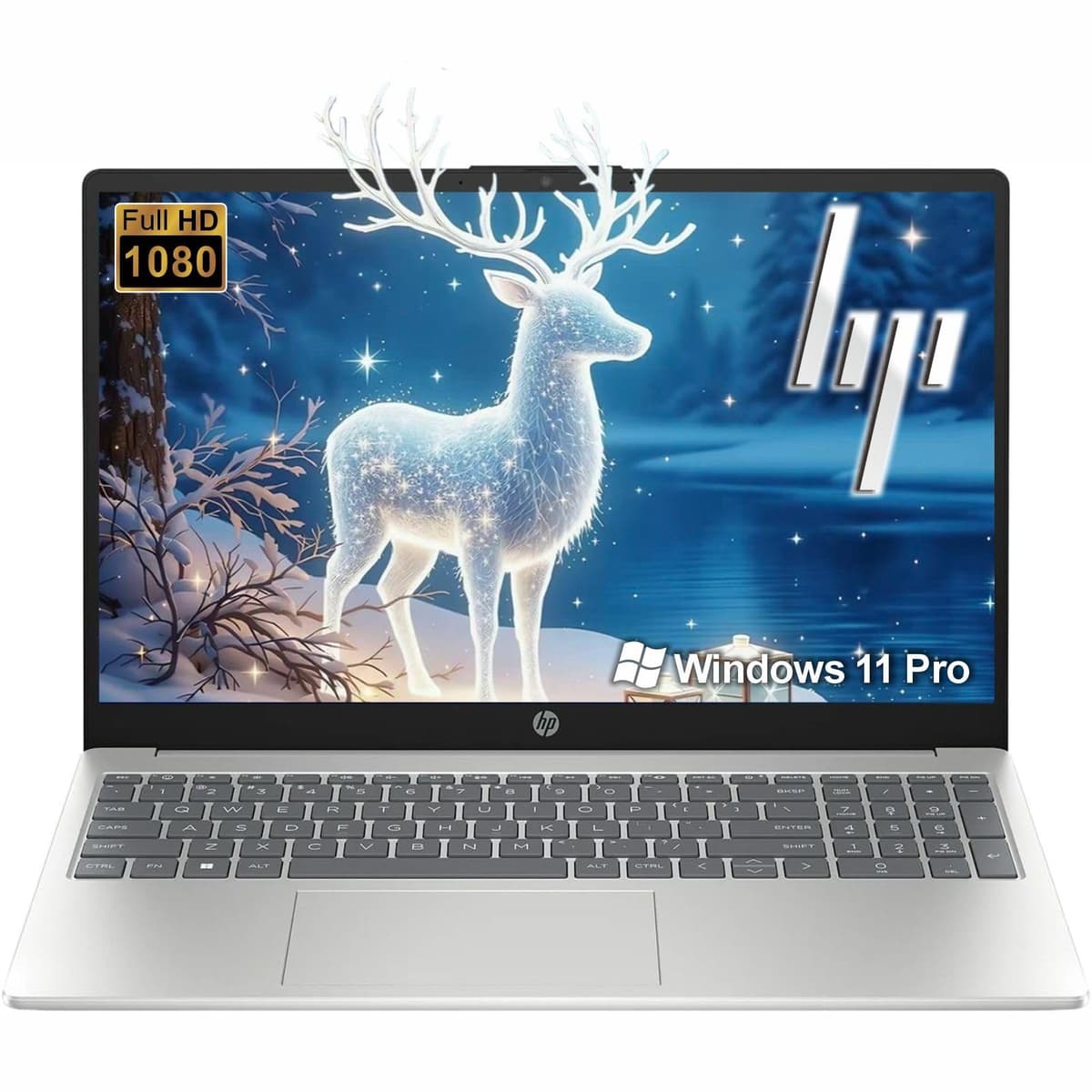 HP 255 G9 Laptop Empresarial y para Estudiantes | Pantalla 15.6" FHD | Procesador Intel de Doble Núcleo | Compatible con Copilot AI | 32GB RAM | 2TB SSD | Lector de Tarjetas SD | Batería de Larga Duración | Wi-Fi 6 | Windows 11 Pro