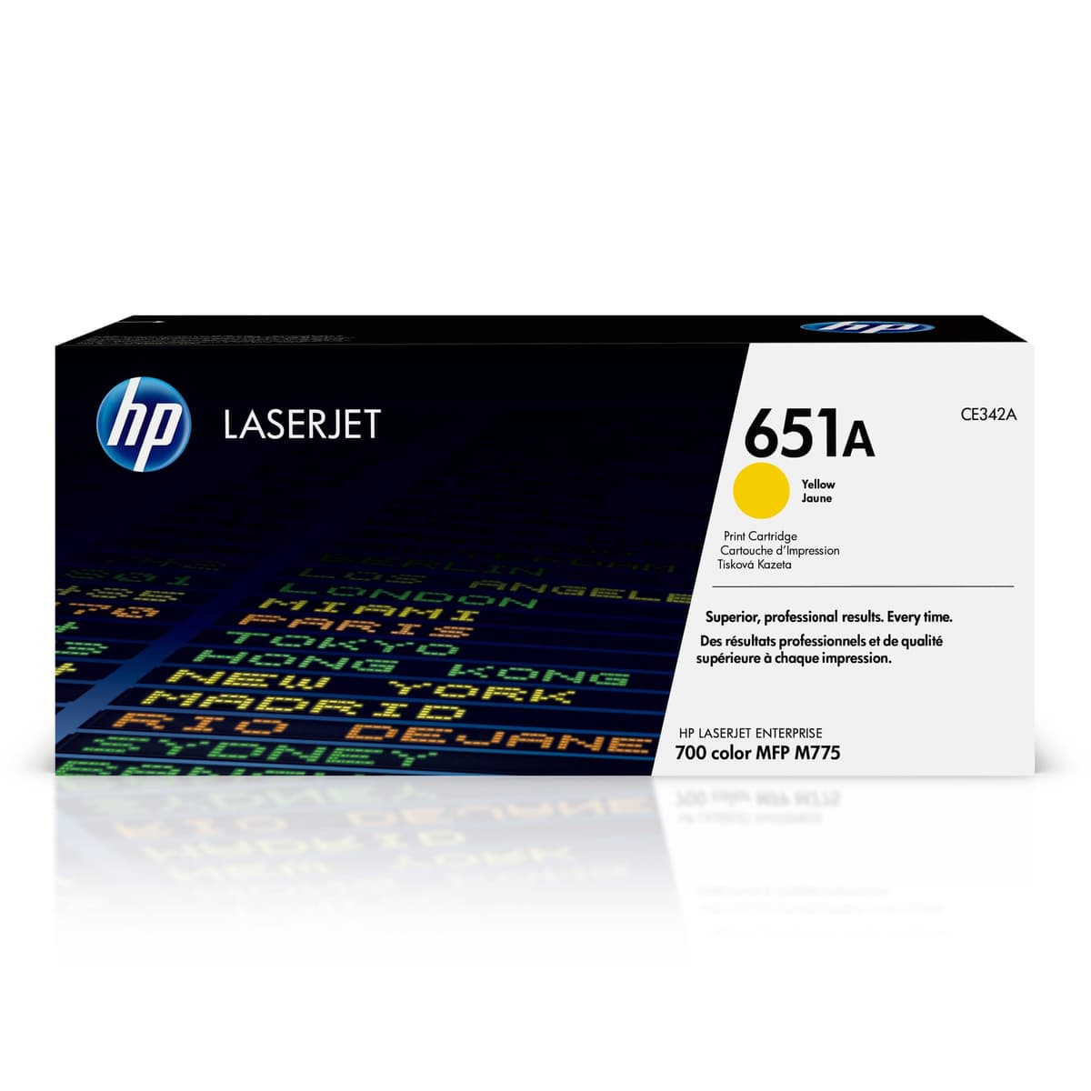 Cartucho de tóner HP 651A Yellow CE342A para LaserJet Enterprise M775