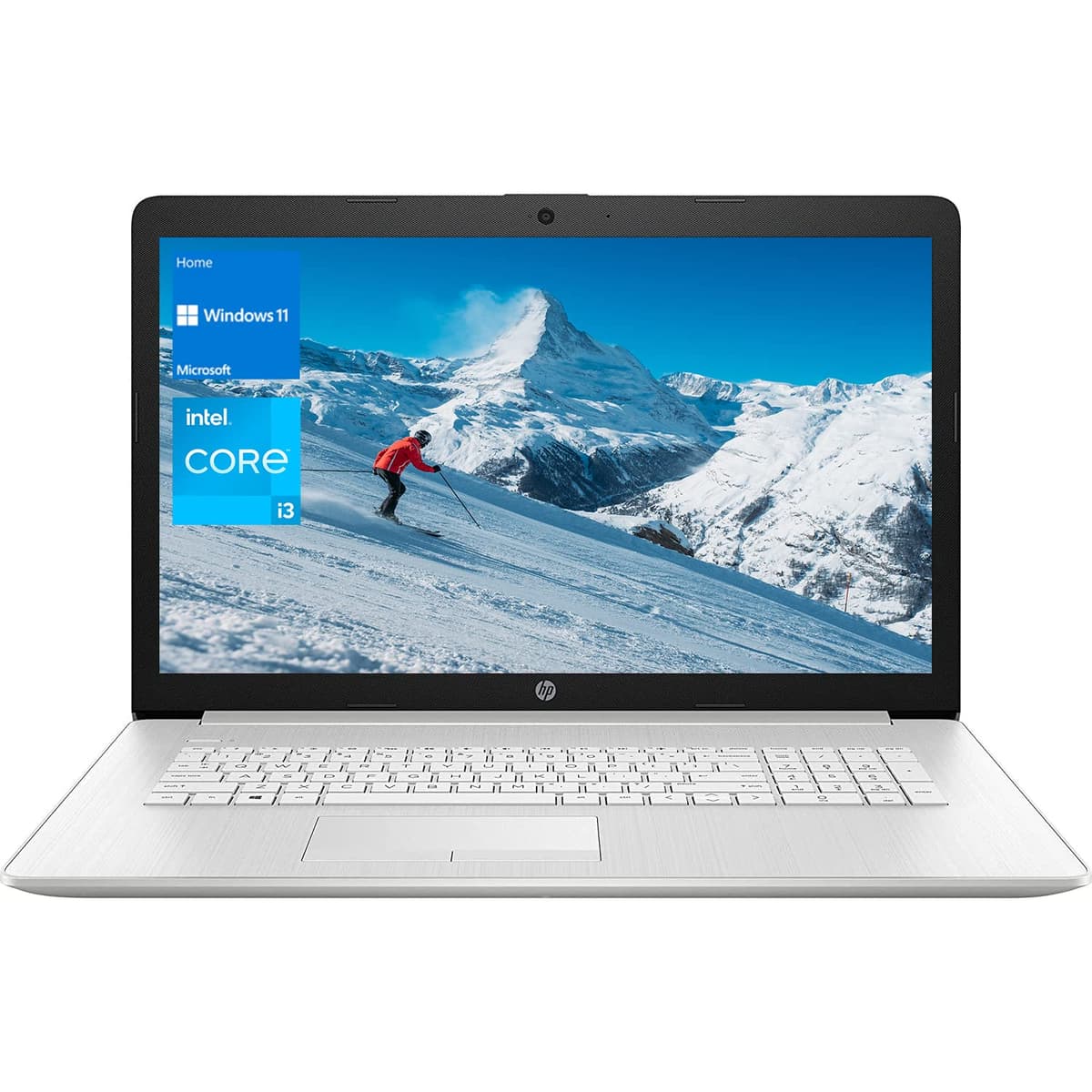 HP 17 - Laptop 17.3" HD+, Intel Core i3-1115G4, 32GB RAM, 1TB PCIe SSD, Windows 11 Home, Silver
