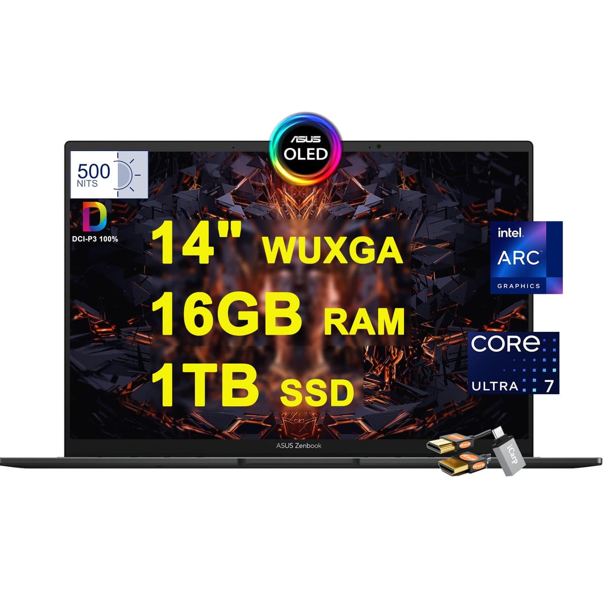 ASUS Zenbook 14X OLED 14.5" 2.8K Touch i7-13700H 16GB RAM 512GB SSD Win11