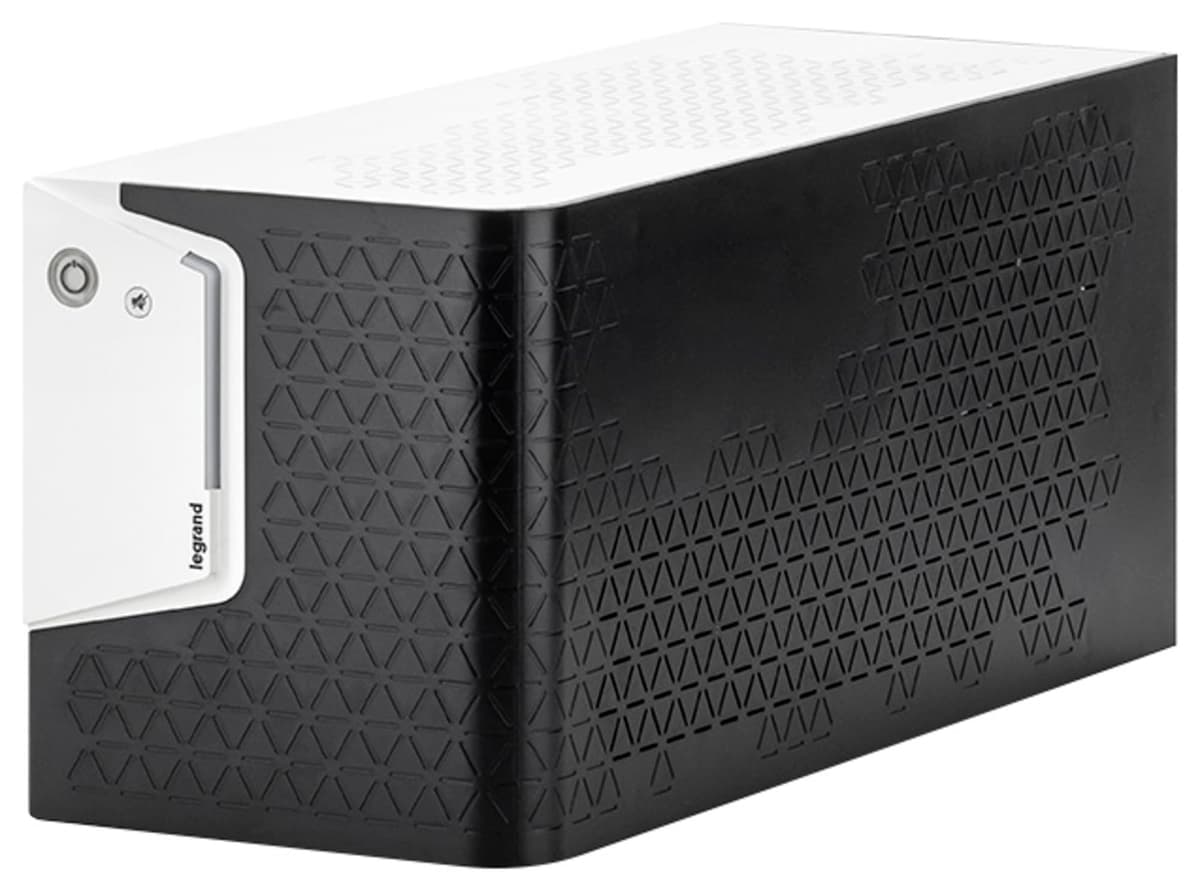 LEGRAND, Keor SP 310187 Sistema UPS 1000 VA/600 W - 2x Tomas Schuko, 2x IEC - Batería 12V/7Ah, AVR, Monitoreo LED