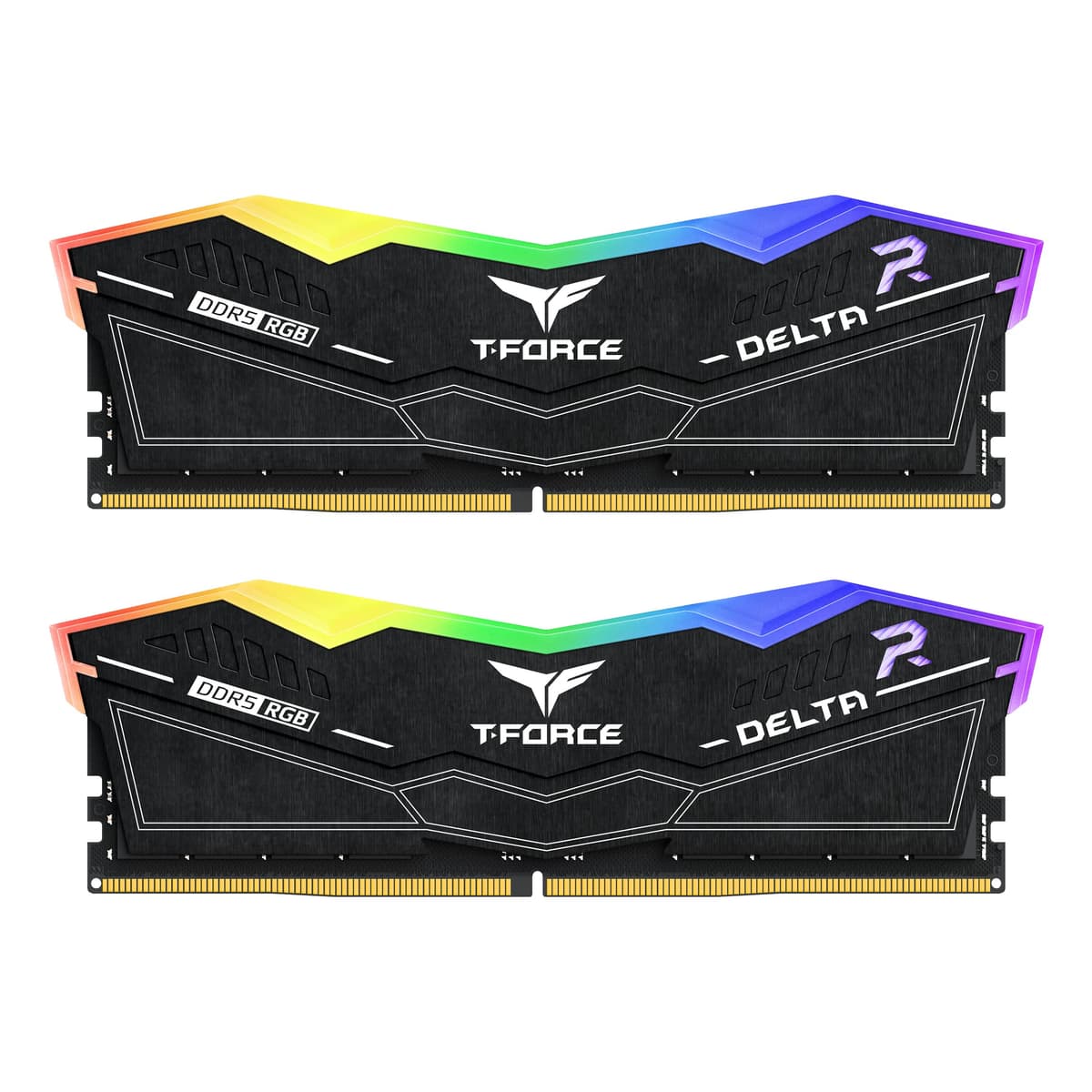TEAMGROUP T-Force Delta RGB Memoria DDR5 32GB (2x16GB) 6400MHz PC5-51200 CL32 Módulo de Memoria para Desktop para Chipset Series 600/700 Compatible con XMP 3.0 Negro FF3D532G6400HC32ADC01
