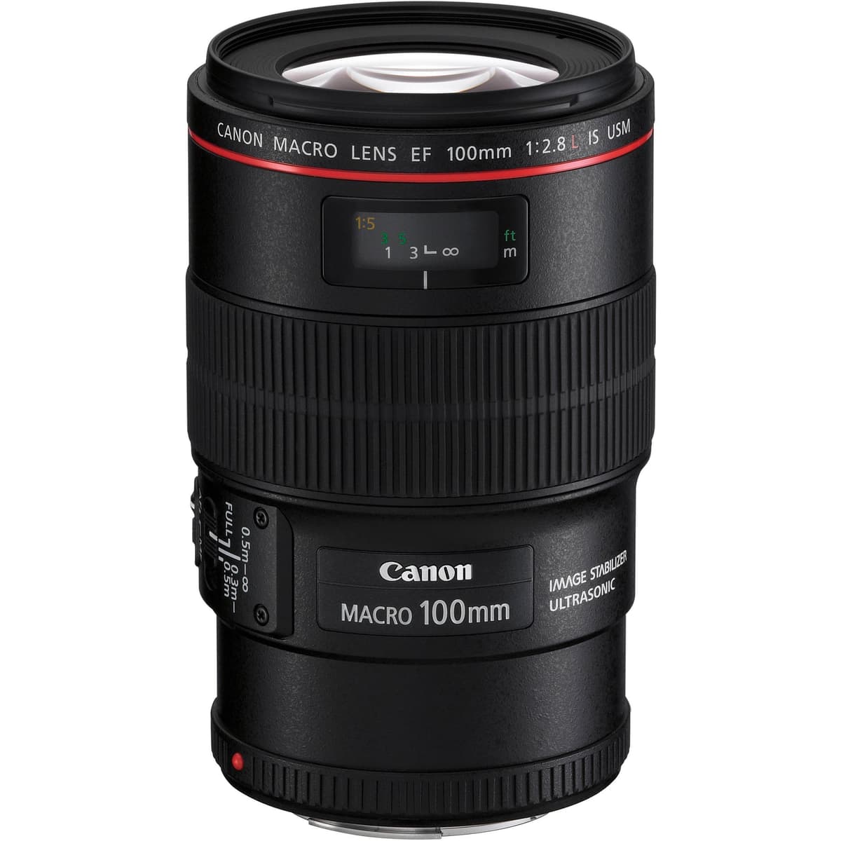 Canon EF 100 mm f/2.8L IS USM Objetivo Macro para cámaras réflex digitales Canon (Reacondicionado) 3554B002-cr