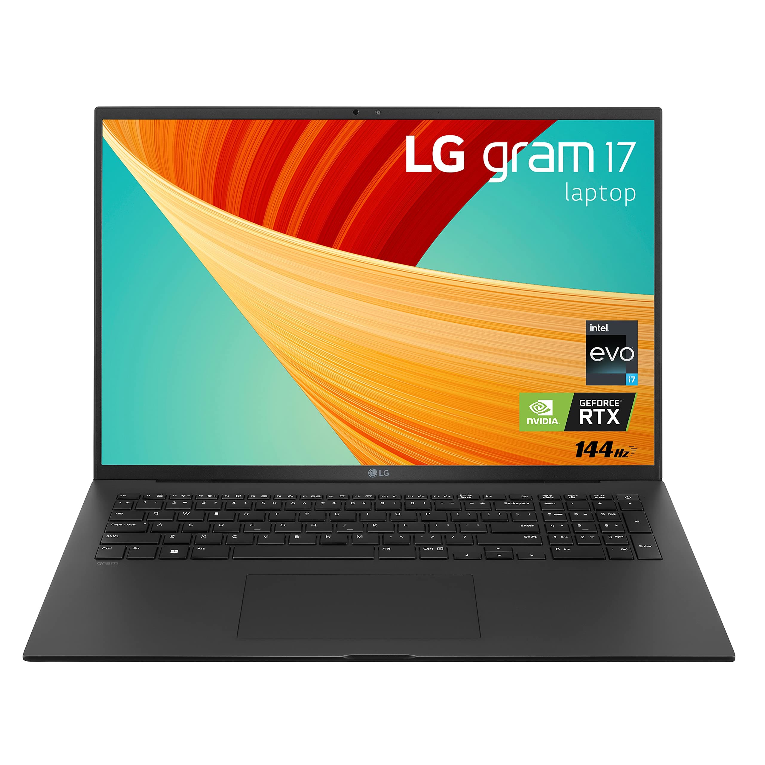 LG gram 17” ligero con Intel 13ª Gen Core i7, NVIDIA RTX 3050 4GB, 32GB RAM, 2TB (2x1TB), negro 17Z90R-A.ADB9U1