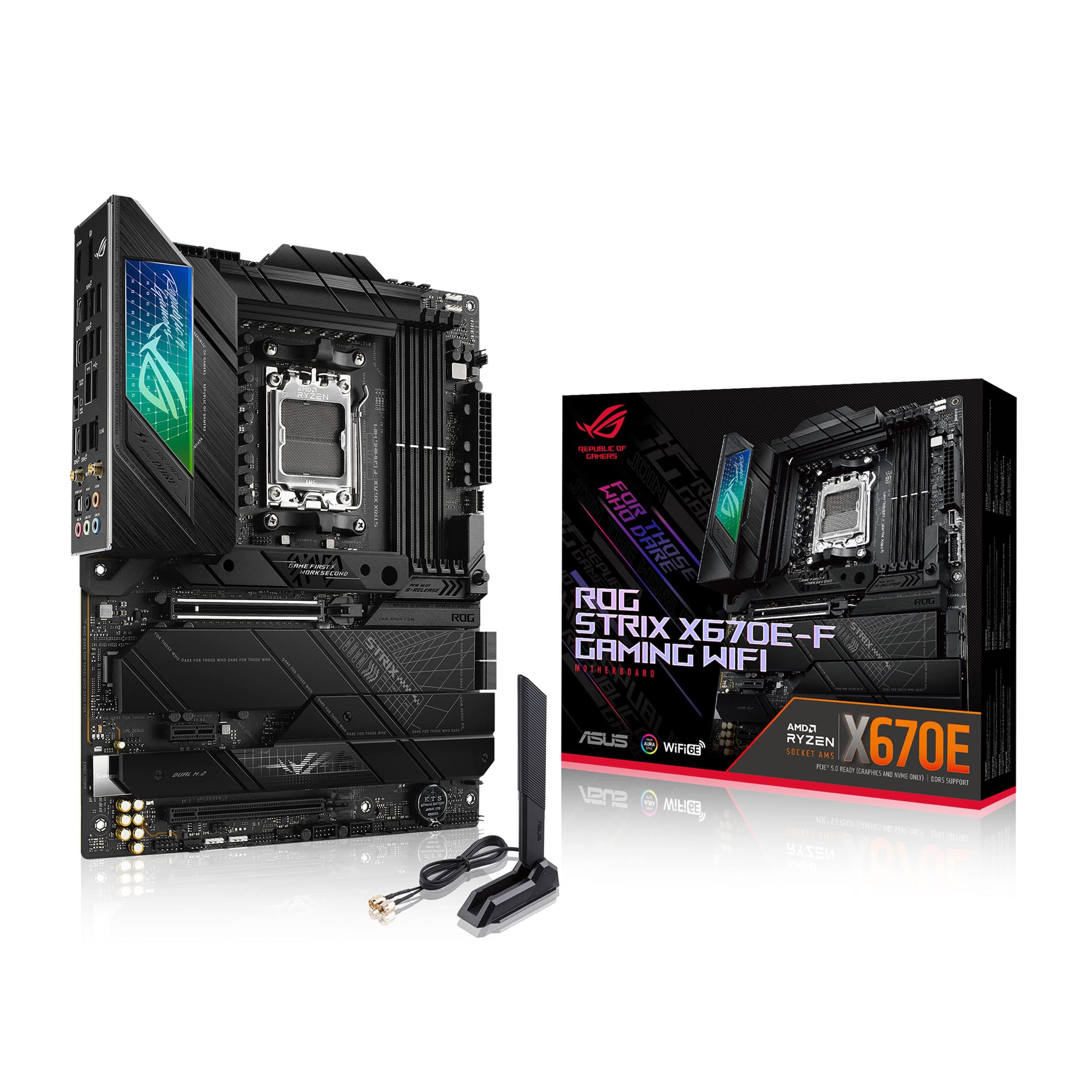 ASUS ROG STRIX X670E-F GAMING WIFI AMD X670 Socket AM5 ATX 90MB1BA0-M0EAY0