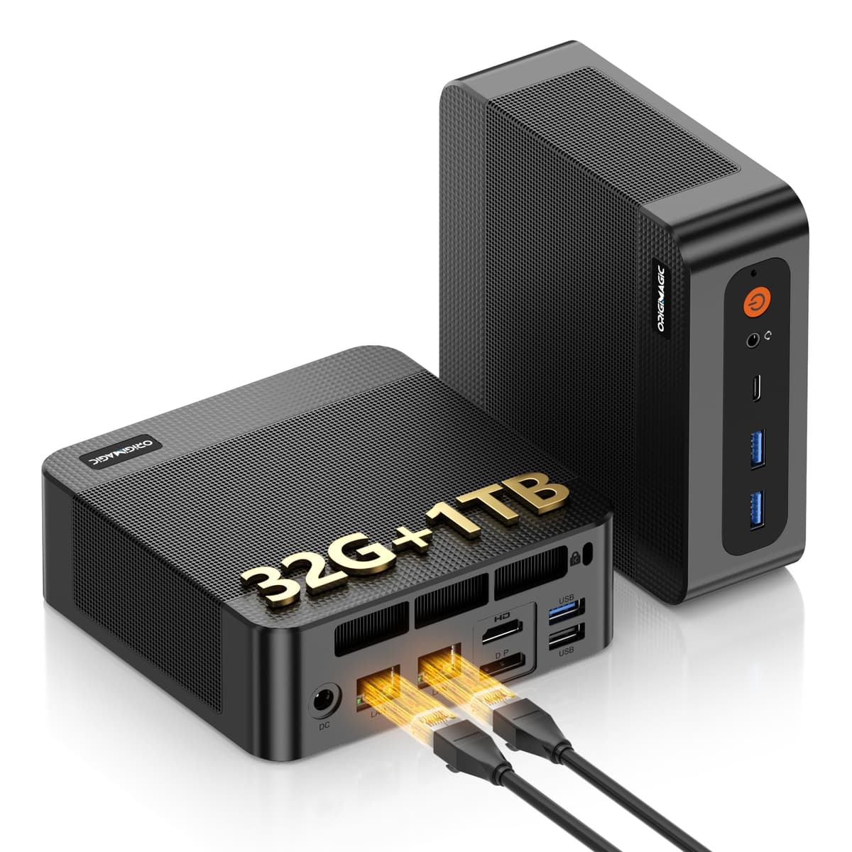 Mini PC origimagic N4 Ryzen 9 6900HX 32GB LPDDR5X 1TB PCIe 4.0, Radeon 680M, Triple 4K, WiFi 6E