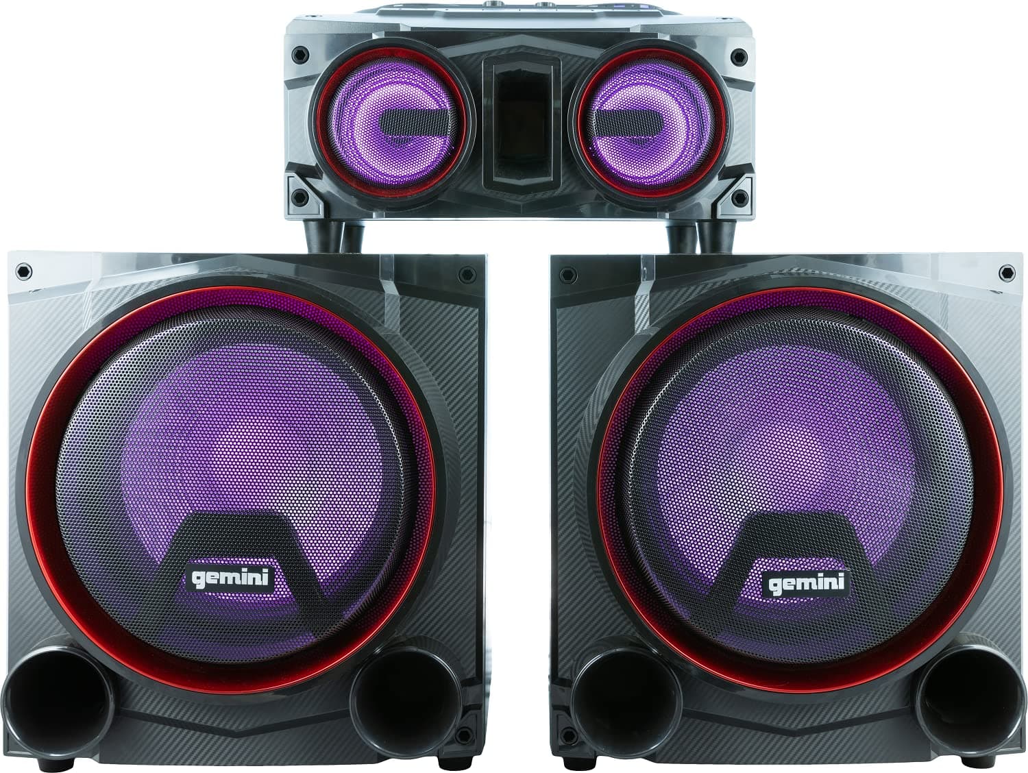 Gemini GSYS-4000 Sistema estéreo Bluetooth con light show y 4000W