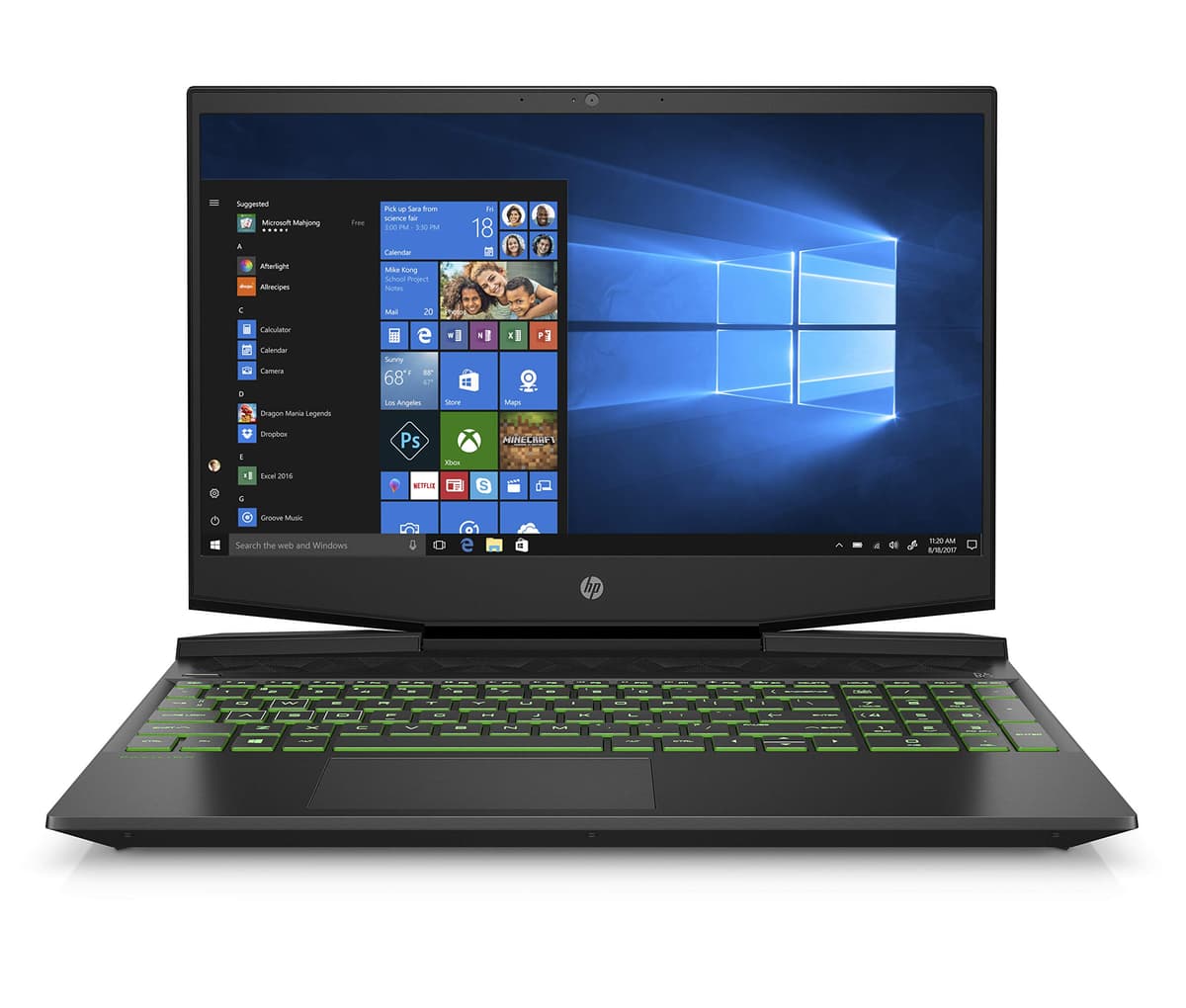 HP Pavilion Gaming 15.6" i5-9300H GTX 1650 12GB 256GB SSD Negro 7KW86UA#ABA