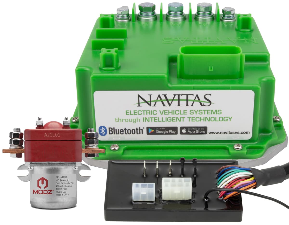 Navitas 440-Amp Kit para EZGO Marathon [1986-1994] con Solenoide MODZ 10-000766+10-000666+G1-7004_