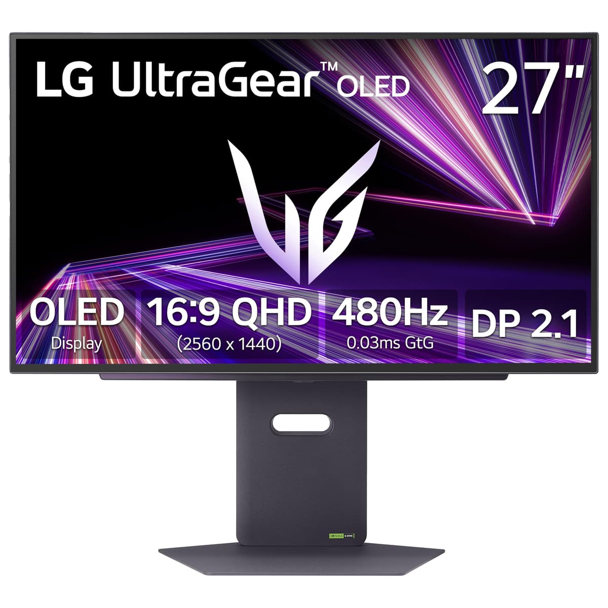 LG 27GX790A-B 27" Ultragear OLED - Monitor QHD 1440p 480Hz, 0.03ms, DP2.1 27GX790A-B.AUS