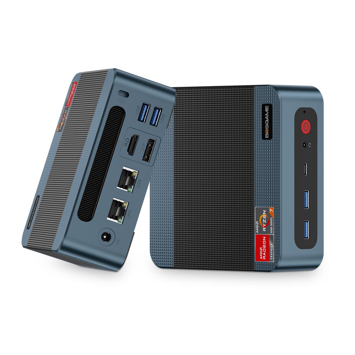 BOSGAME P3 Lite Mini PC con AMD Ryzen 7 6800H, 32GB DDR5, 1TB NVMe, Radeon 680M, Wi-Fi 6E y Windows 11 Pro
