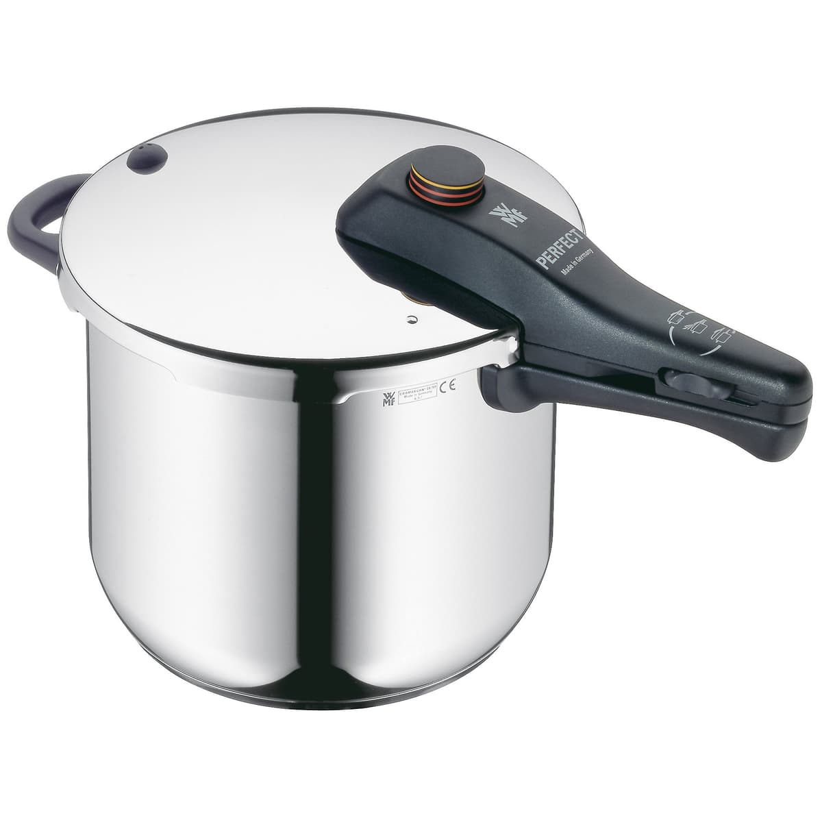 WMF 792639200 Olla a presión Cromargan Perfect con inserto, 22 cm, 6.5 L