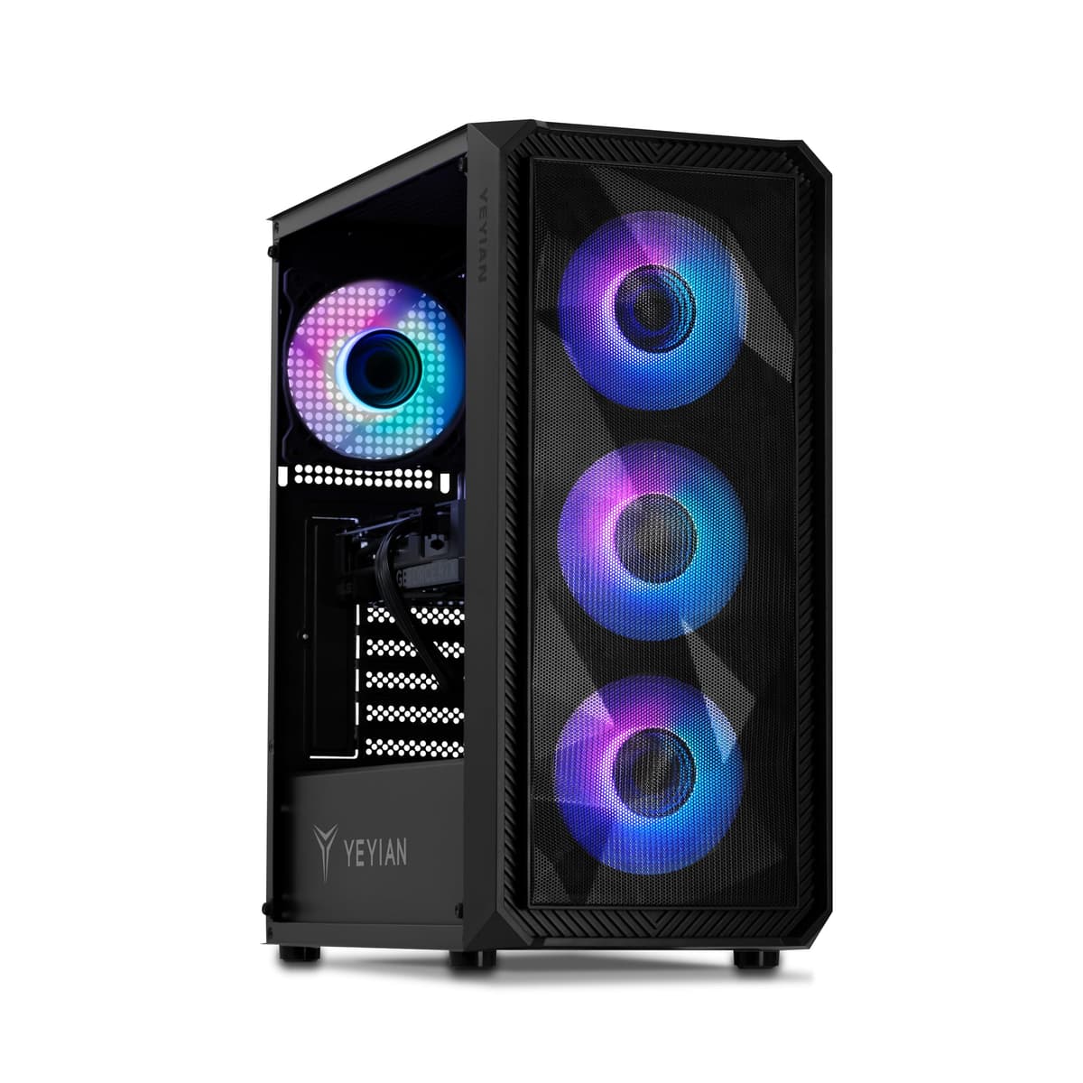 YEYIAN Yumi Prebuilt VR & AI Gaming PC, Intel i5 14400F, RTX 5060 Ti 8GB, 32GB DDR5 6000MHz, 1TB SSD, B760, Win 11 YPI-YU44F0C-56T1U