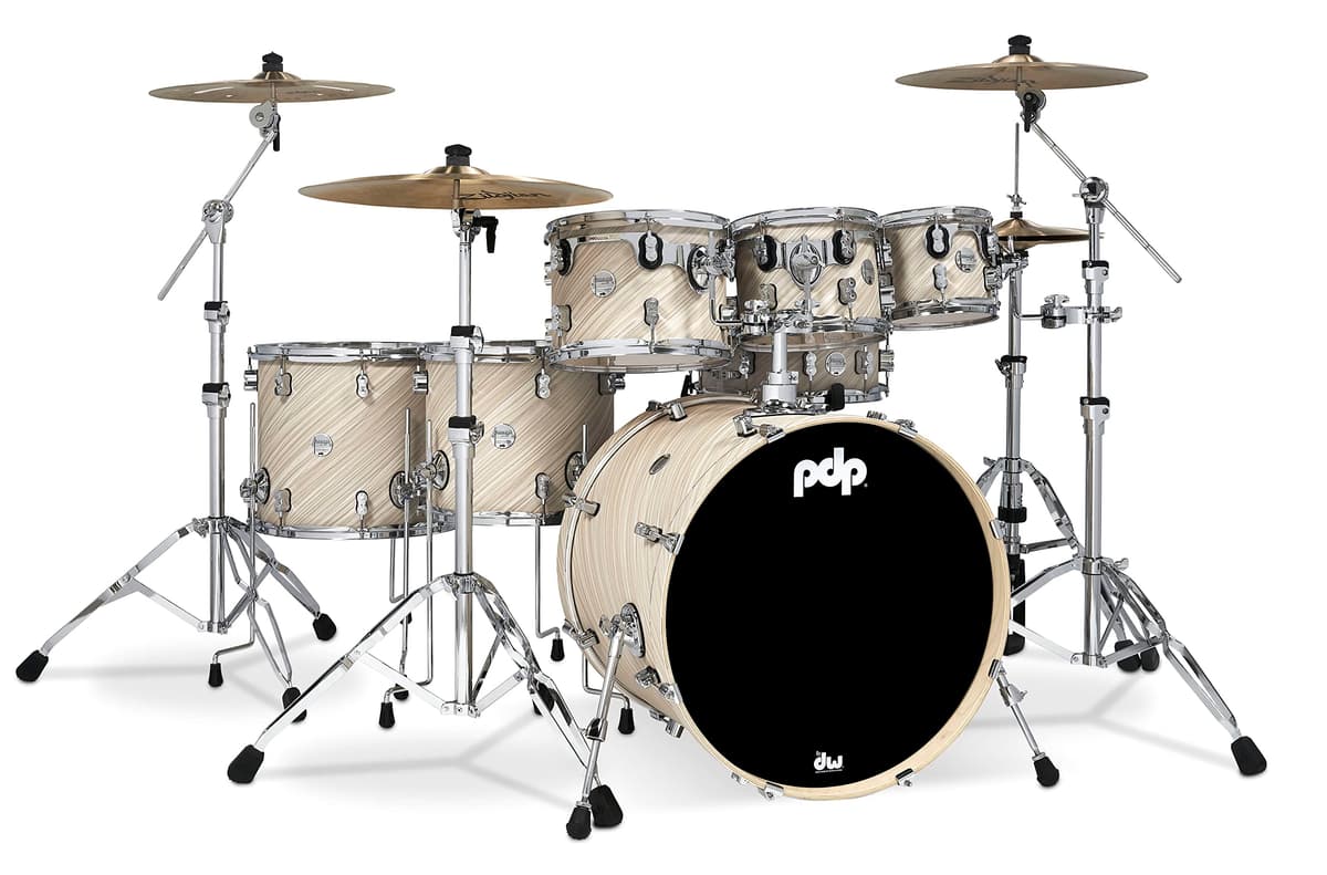 PDP Concept Maple Pack 7-piece - Twisted Ivory PDCM2217TI
