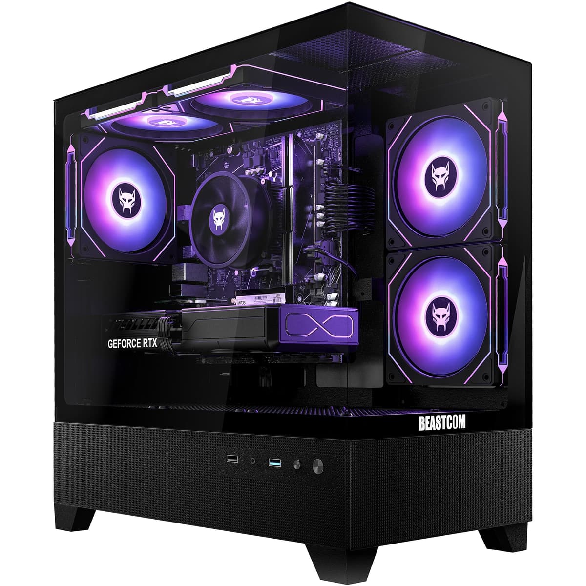 BEASTCOM Q5 Pro Gaming PC i7-12700F RTX 5060 16GB 1TB NVMe Q5-X817Z1