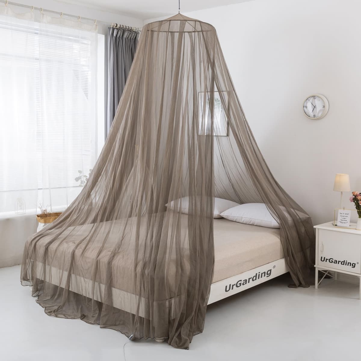 UrGarding Malla protectora anti-EMF plateada para cama King Size WZ005