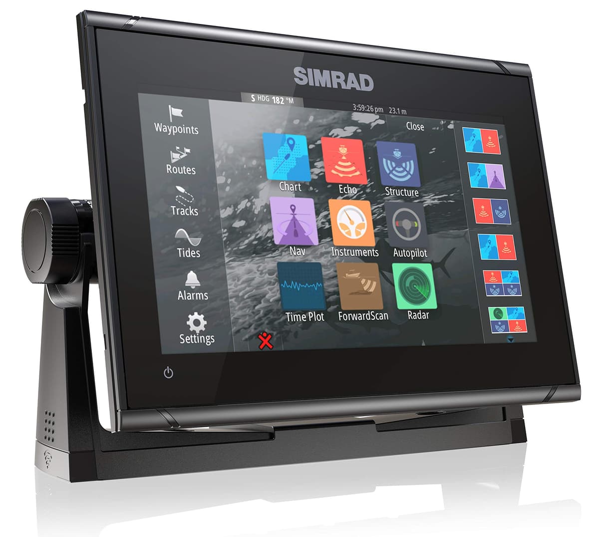 Simrad GO9 XSE - Chartplotter de 9" (sin transductor) con tarjeta C-MAP Discover 000-13210-002