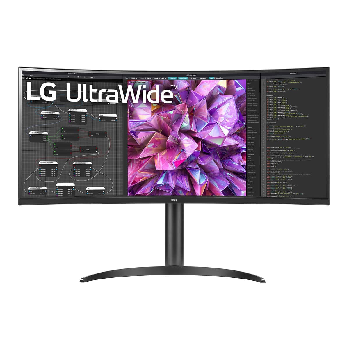 Monitor Curvo LG UltraWide QHD de 34 pulgadas 34WQ73A-B, IPS con compatibilidad HDR10, KVM integrado y USB Tipo C, Negro