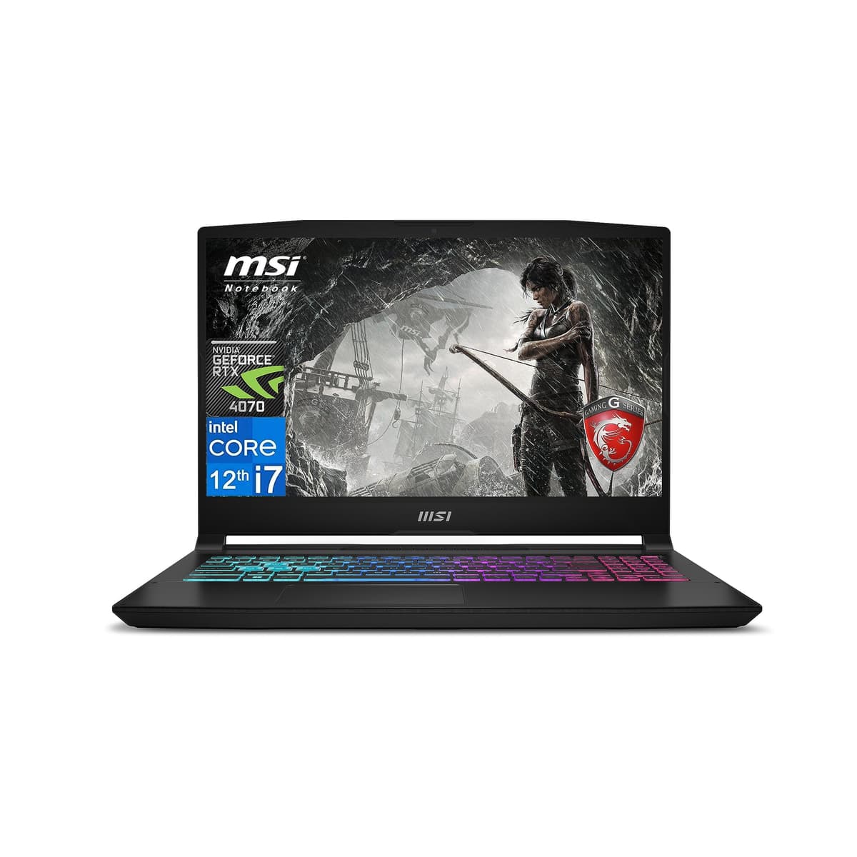 MSI Katana 15 Gaming Laptop - 15.6" FHD 144Hz, Intel Core i7-12650H, GeForce RTX 4070, 16GB, 1TB SSD, Windows 11