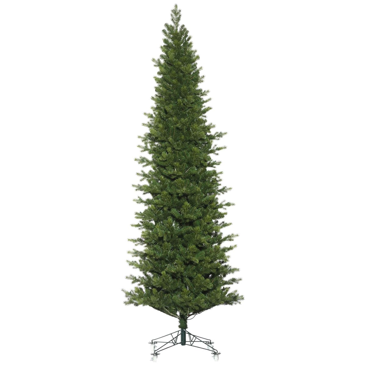 Vickerman 9' Eagle Frasier Fir Slim Árbol de Navidad Artificial Sin Iluminación, Decoración Interior Estacional para el Hogar G170180