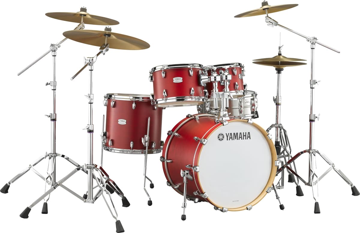 Yamaha Tour Custom Maple 4pc Fusion - Shell pack Apple Satin TMP0F4LCS