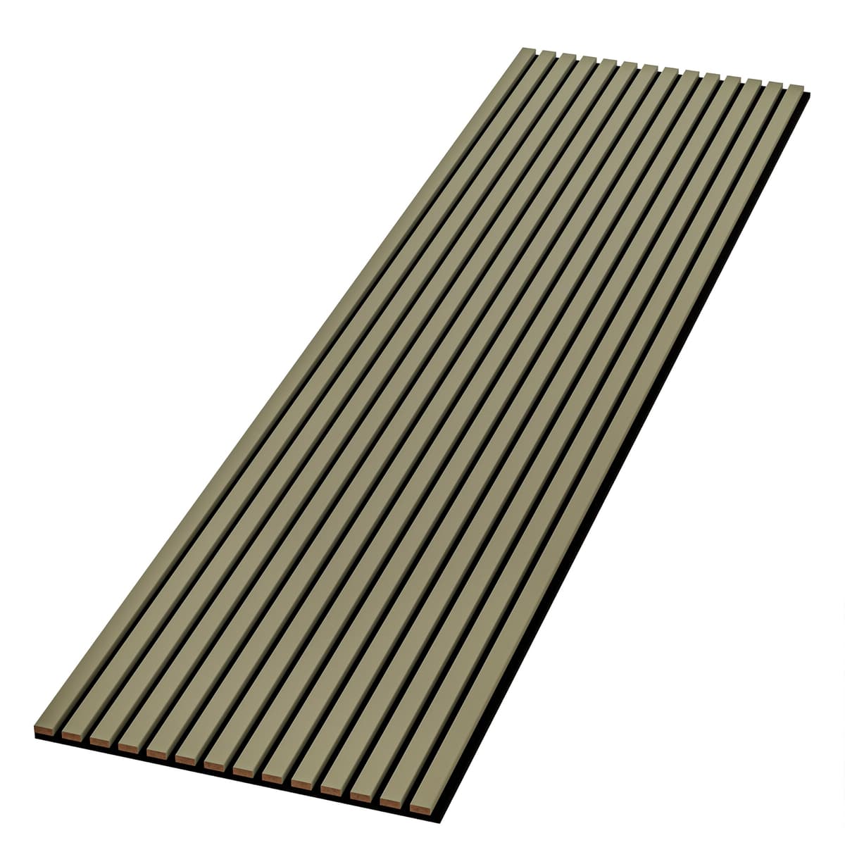 Industrial-Direct Paneles acústicos de listones de madera 94" x 24" (Set de 10) Alamosa Green ACP10