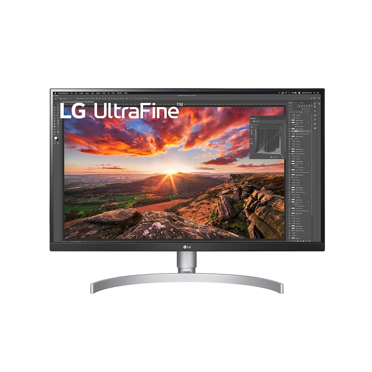 LG 27UN850-W 27" 4K (3840x2160) 144Hz 5ms IPS FreeSync Monitor, Plateado (Reacondicionado) 27UN850-W-cr