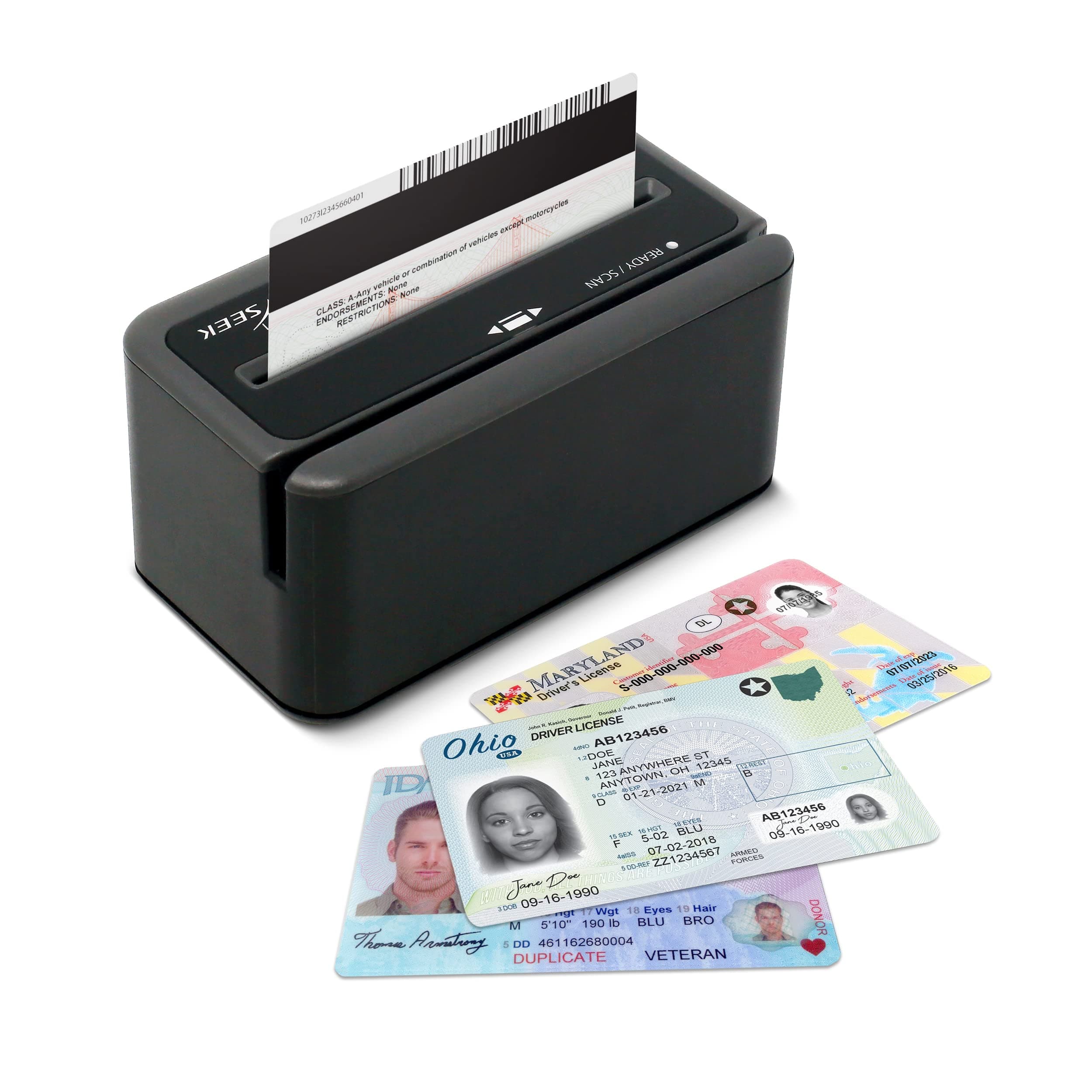 E-seek M-260 Lector de tarjetas de identificación (con cable inteligente USB)