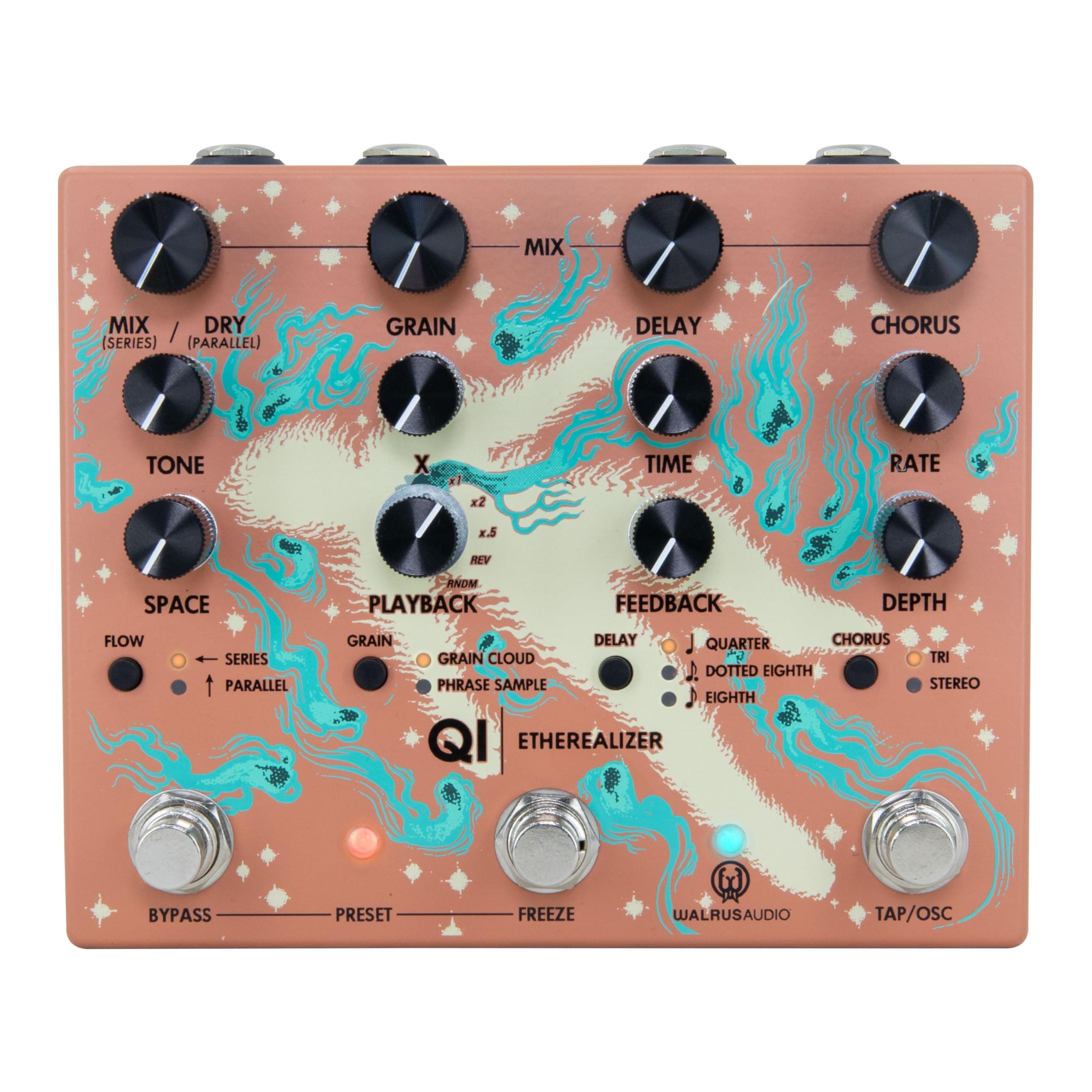 Walrus Audio Qi Etherealizer, Terracota WAL-QIET #TC