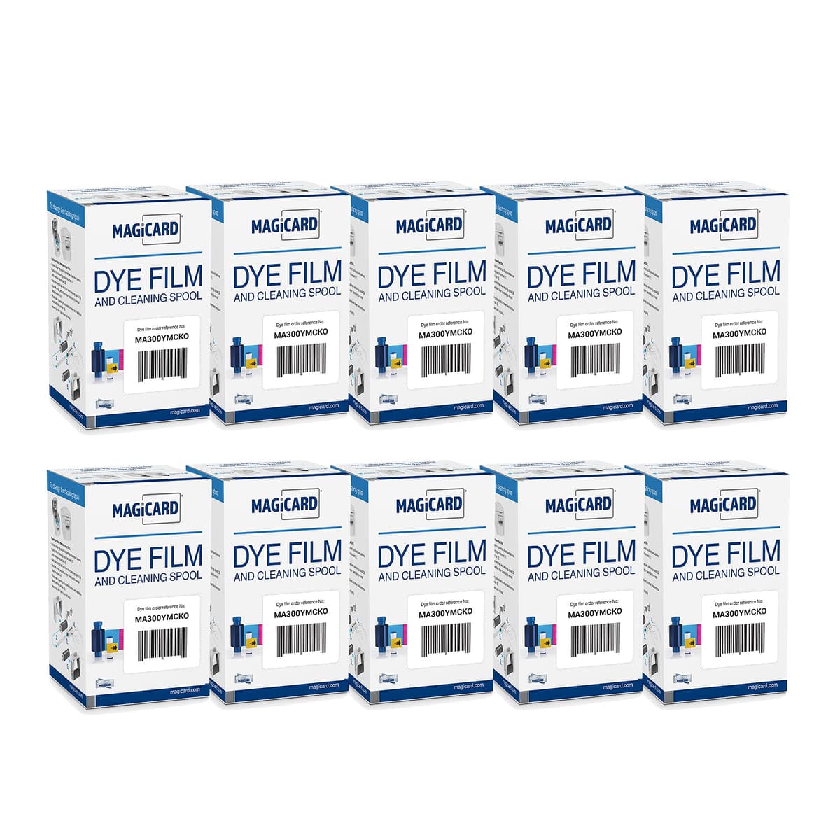 Bodno MA300YMCKO ribbon color YMCKO 300 impresiones x10 MA300YMCKO - Bodno x 10